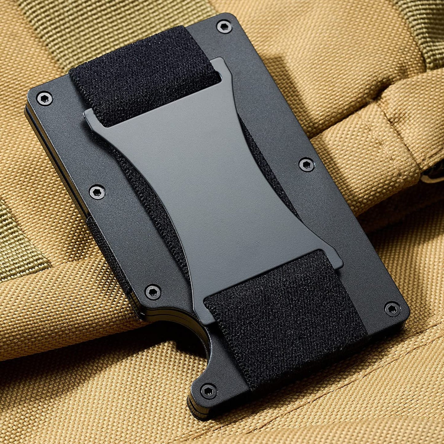 Money Clip Wallet, Metal Wallet, Minimalist Slim Wallet for Men, Credit Card Holder