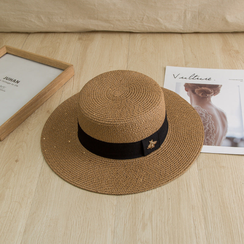 Summer Flat Cap Women's Sun Hat For Travel And Travel Breathable Foldable Fashion Sun Hat