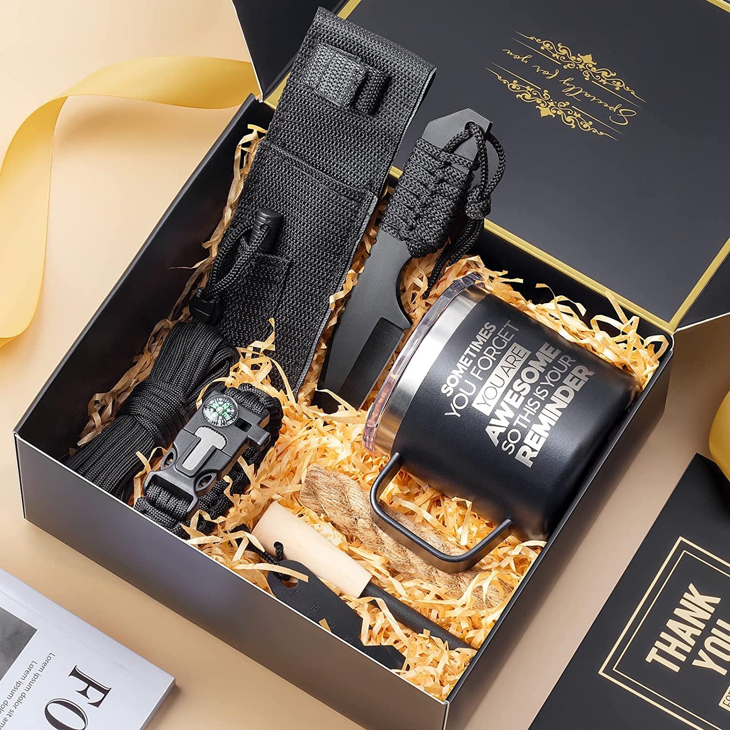 Gifts Box for Men Dad Christmas Gifts from Daughter Son Wife - Birthday Gifts for Dad Grandpa Uncle Boyfriend Husband Him