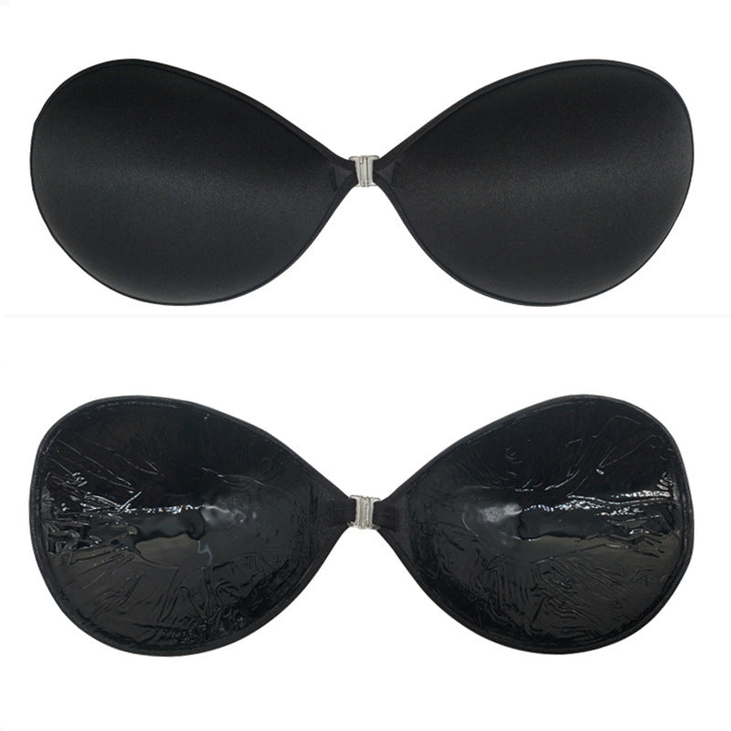 One-piece Strapless Anti-bump Silicone Chest Stickers Seamless Glossy Gathered Beautiful Back Open Back Sexy Invisible Bra