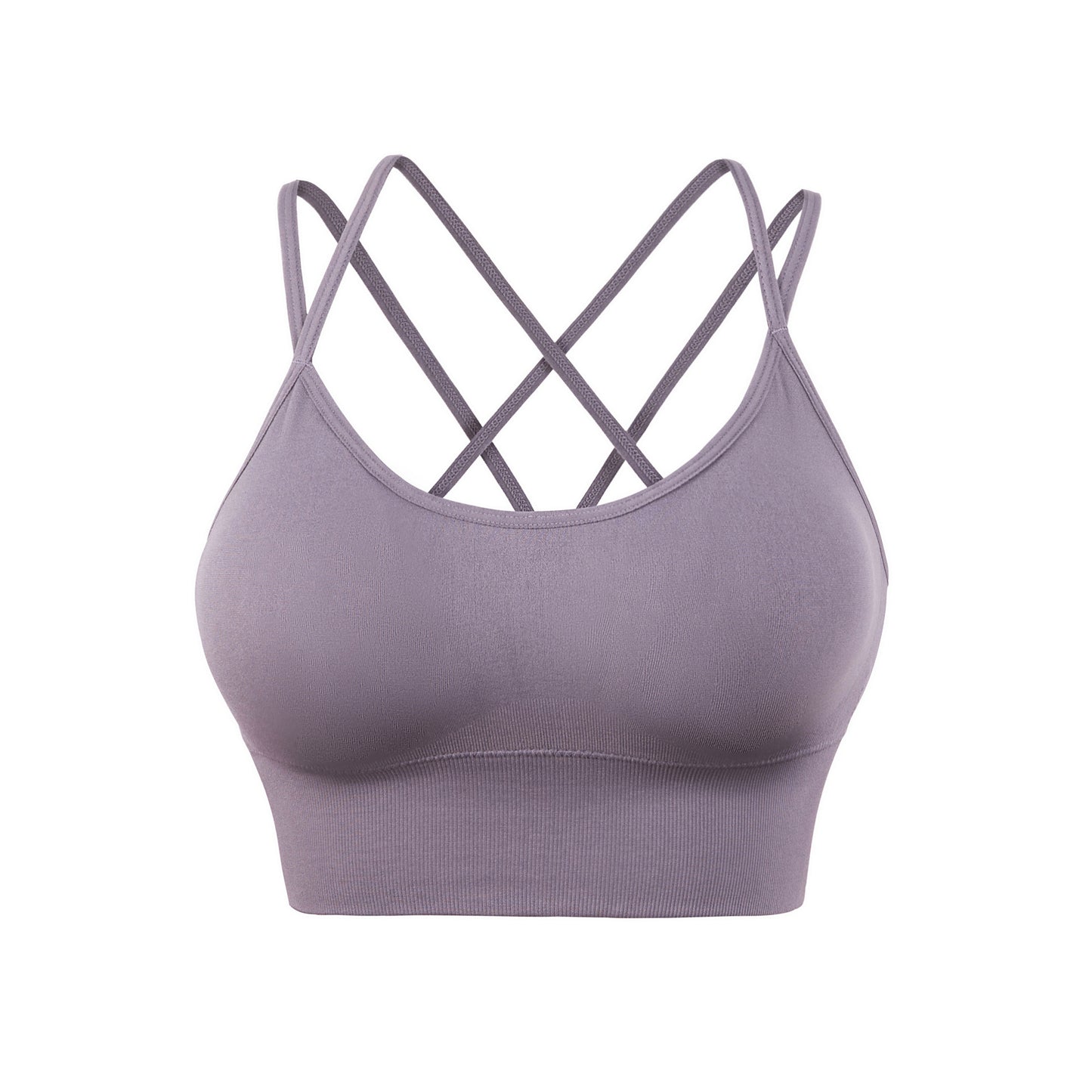 Thin Straps Cross Beautiful Back Yoga Sports Bra Quick-drying Shock-proof Running Fitness Sports