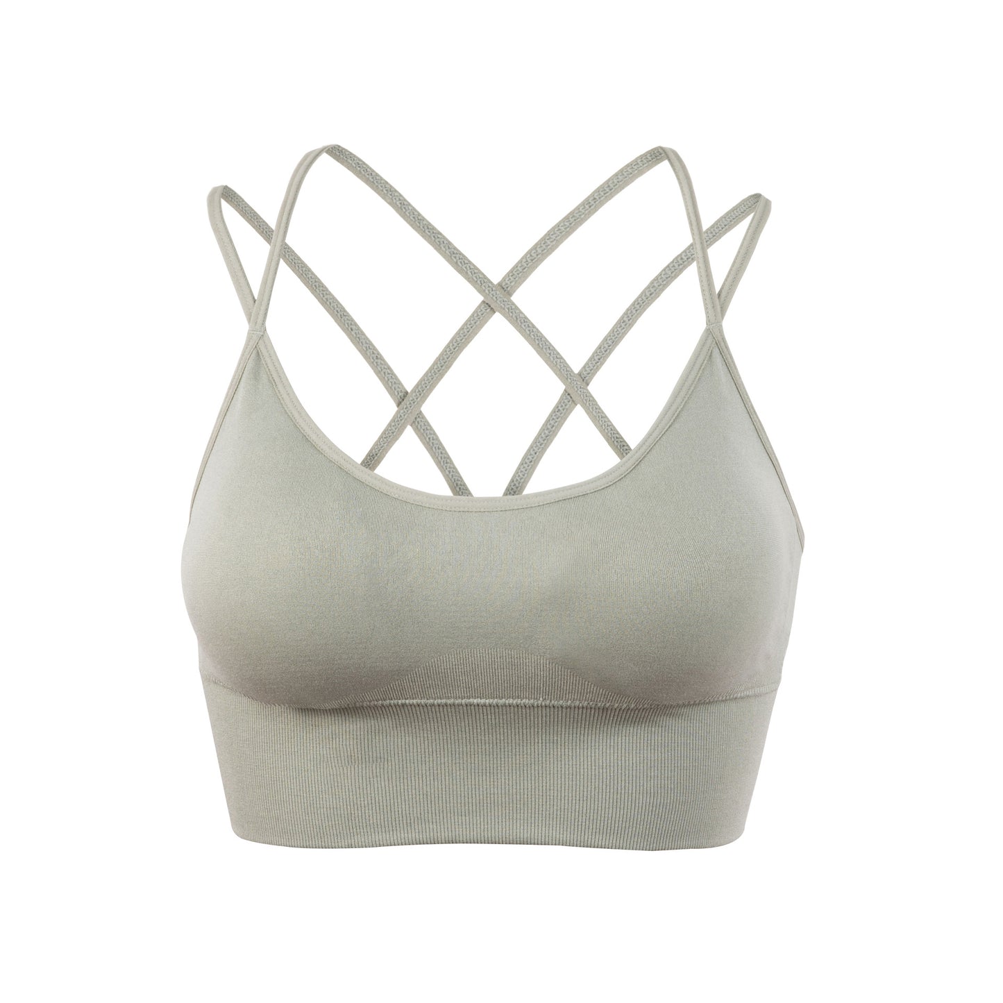 Thin Straps Cross Beautiful Back Yoga Sports Bra Quick-drying Shock-proof Running Fitness Sports