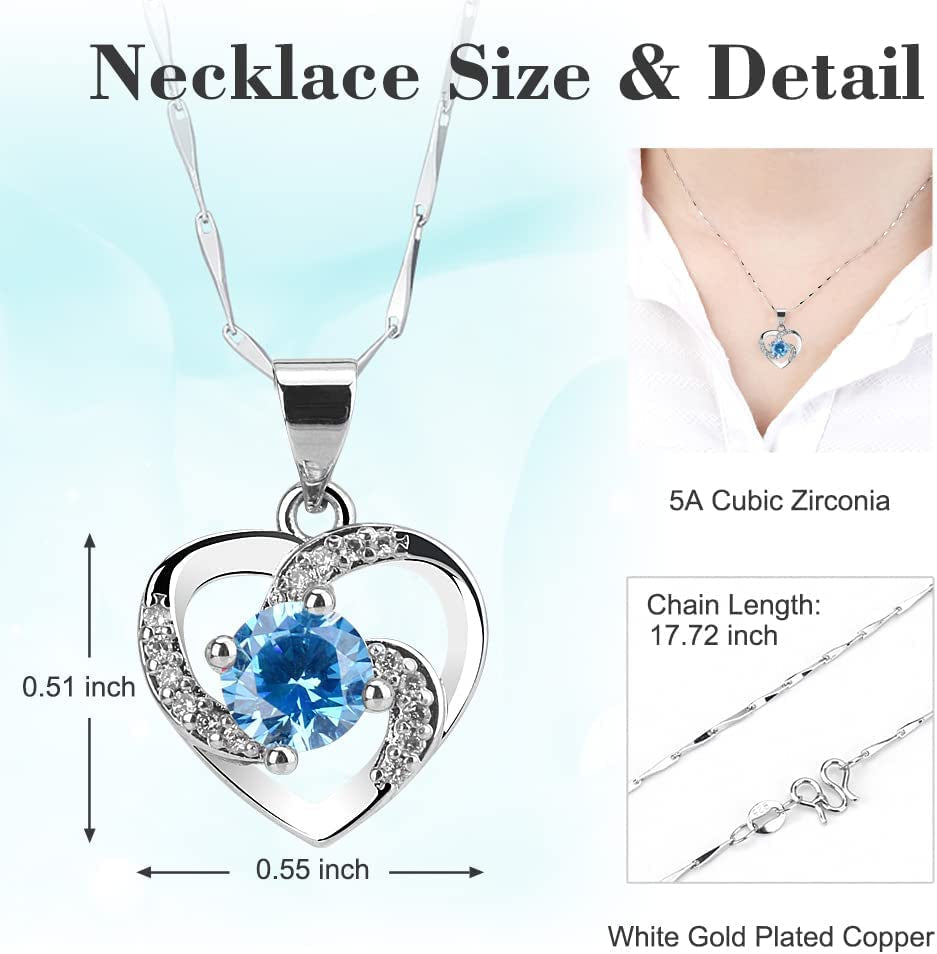 Preserved Rose, Birthday Gifts for Women Mom Girlfriend, Gifts for Mom Grandma Wife Daughter Sister, Jewelry Boxes with Necklace