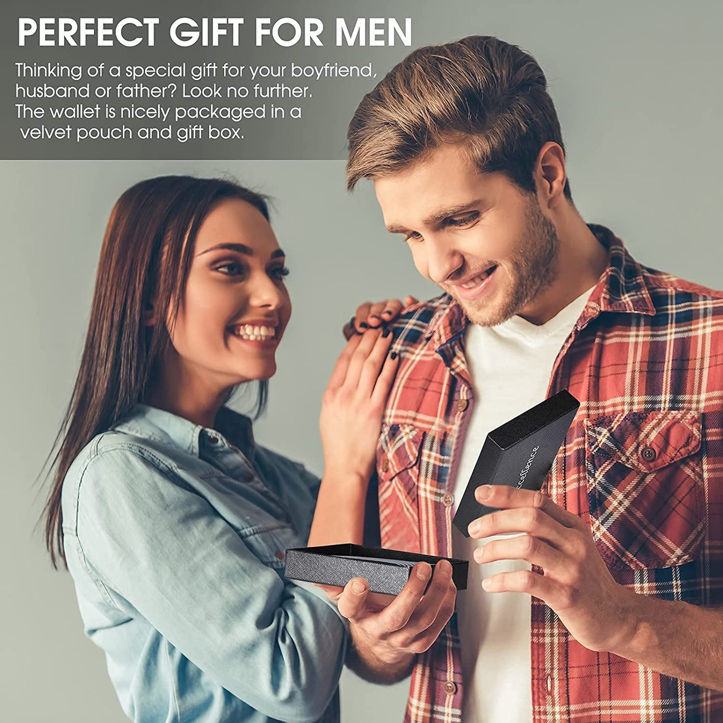 Wallets for Men RFID Blocking - Leather Wallet for Men Bifold, Men's Wallet