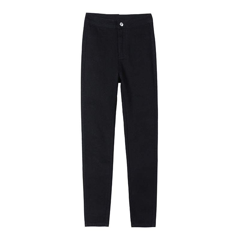 Jeans Women's High-waisted Tight-fitting Hip-lifting And Slim Pants