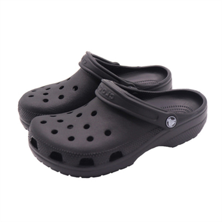 Summer Star Hole Shoes Beach Non-slip Wear-resistant Toe Shoes Women's Shoes Two-penetrating Breathable Couple Sandals