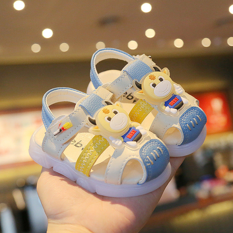 A Baby Shoes 2022 Summer Baby Toddler Sandals 0-1-3 Years Old Soft Bottom Male And Female Baby Shoes