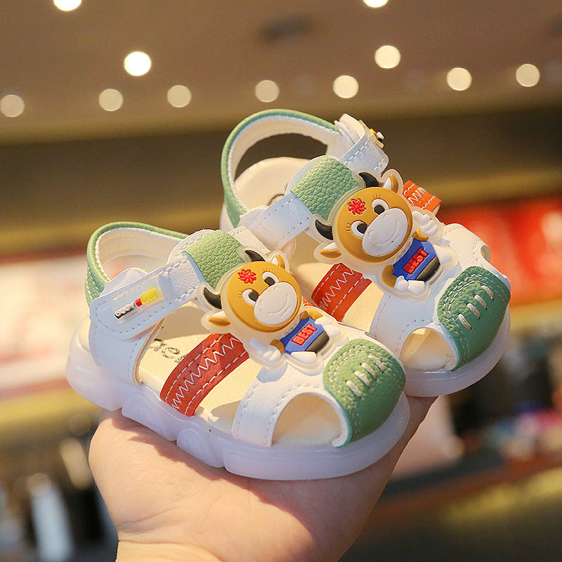 A Baby Shoes 2022 Summer Baby Toddler Sandals 0-1-3 Years Old Soft Bottom Male And Female Baby Shoes