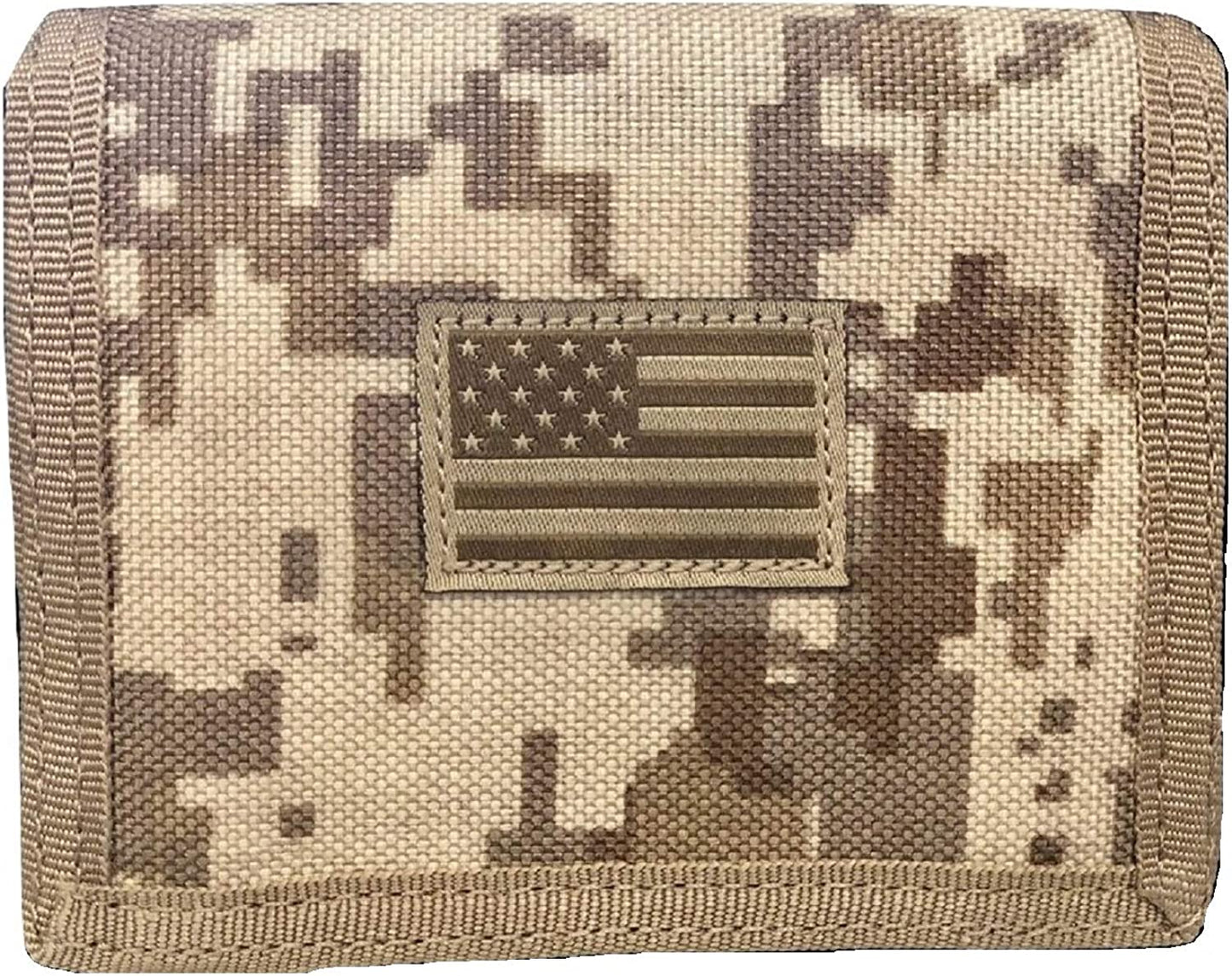 USA US American Flag Tactical Patriotic Military Trifold Wallet Money Holder
