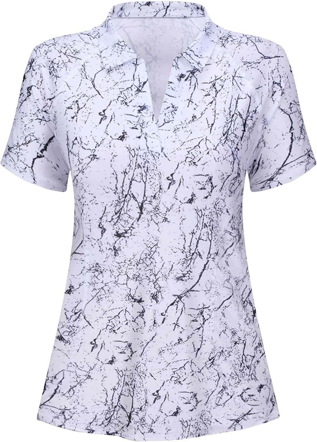 Women's Sleeveless Golf Tennis Polo Shirts Zip up Dry Fit Workout Tank Tops