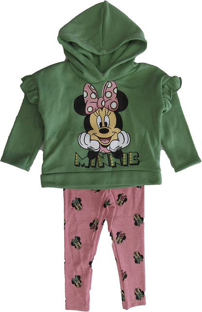 Minnie Mouse Pullover Fleece Hoodie & Leggings