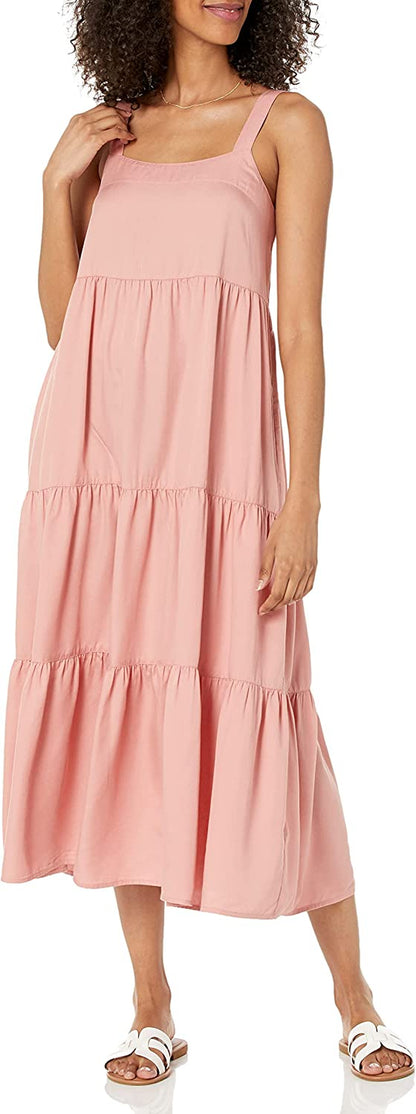 Women'S Britt Tiered Maxi Tent Dress