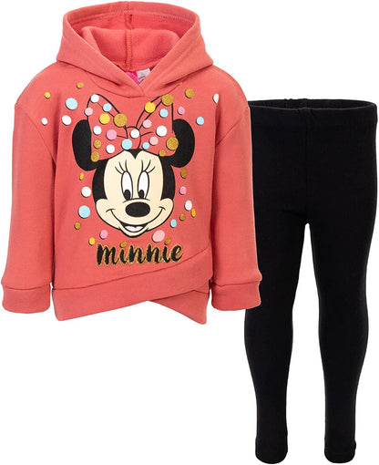 Minnie Mouse Pullover Fleece Hoodie & Leggings