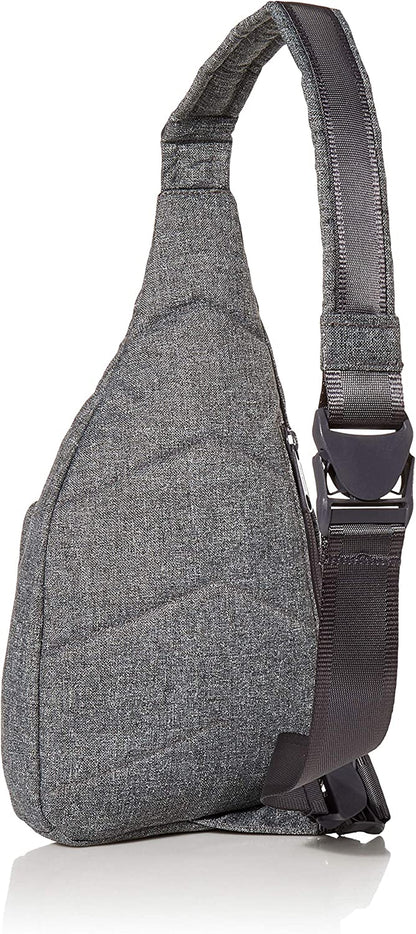 Women's Recycled Lighten up Reactive Mini Sling Backpack, Gray Heather, One Size