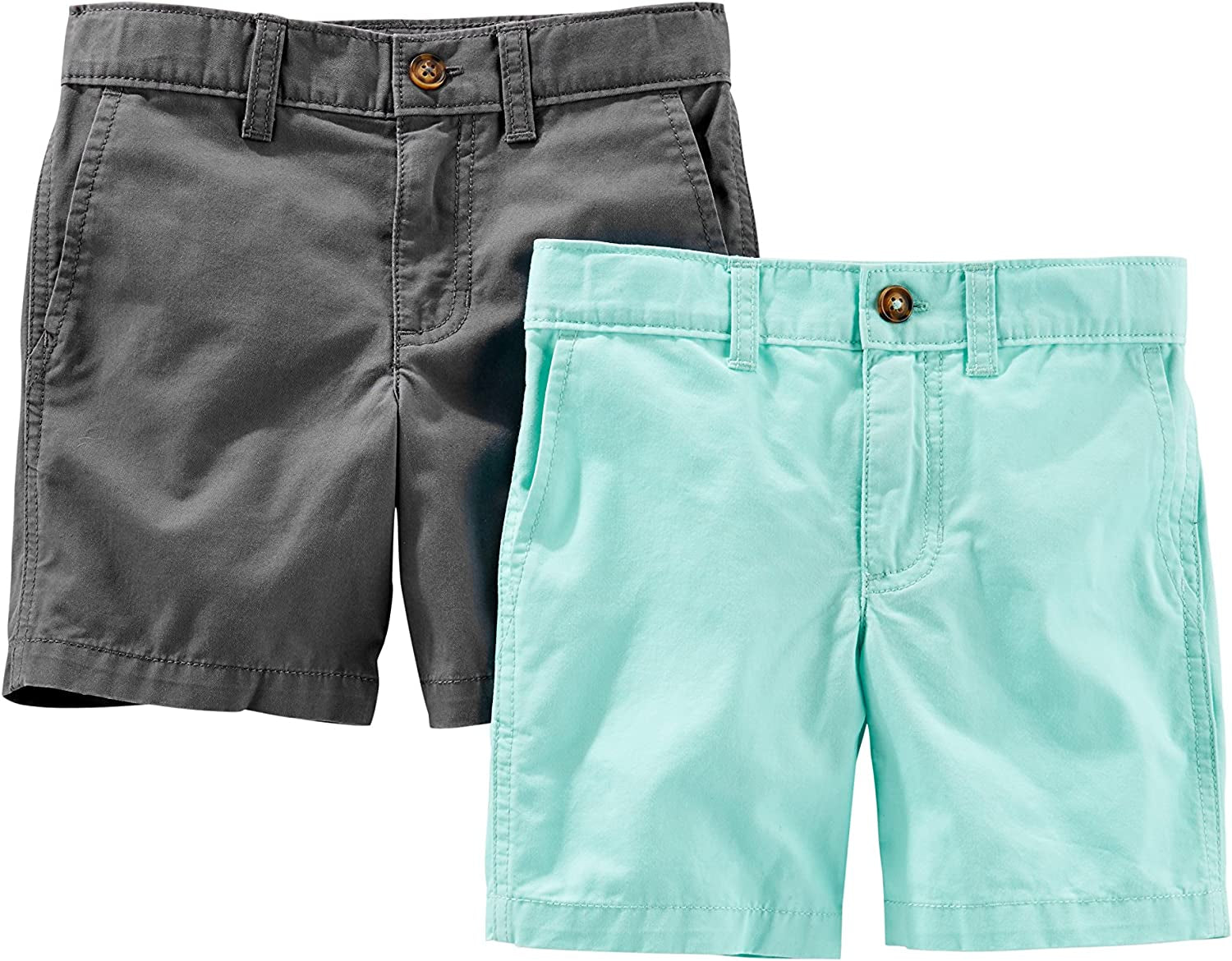 Simple Joys by Carter'S Toddler Boys' Flat Front Shorts, Pack of 2