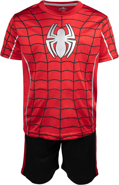 Avengers Boys Character Athletic T-Shirt & Mesh Shorts Set