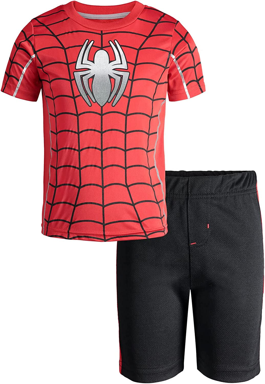 Avengers Boys Character Athletic T-Shirt & Mesh Shorts Set