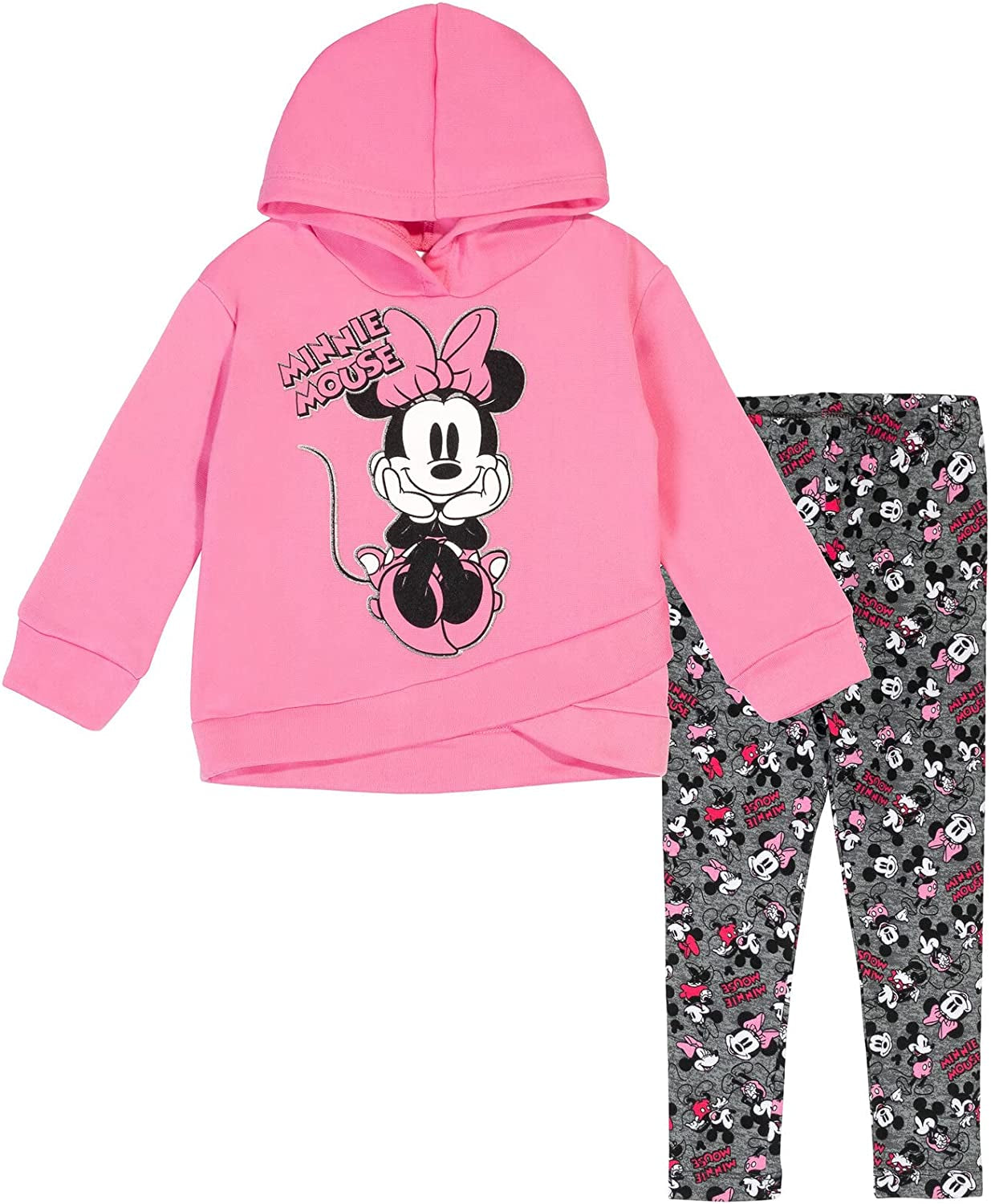 Minnie Mouse Pullover Fleece Hoodie & Leggings