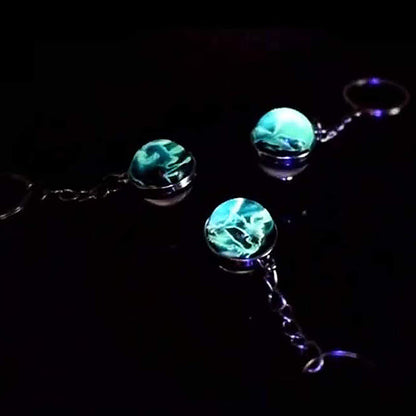 Solar System Planet Keychain Accessories, Pendant Glow in the Dark