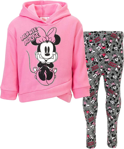 Minnie Mouse Pullover Fleece Hoodie & Leggings