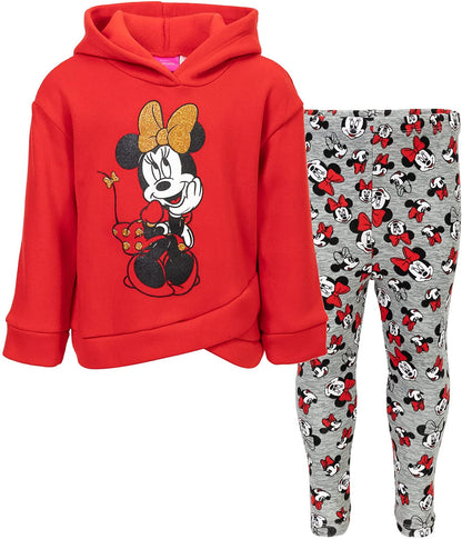 Minnie Mouse Pullover Fleece Hoodie & Leggings