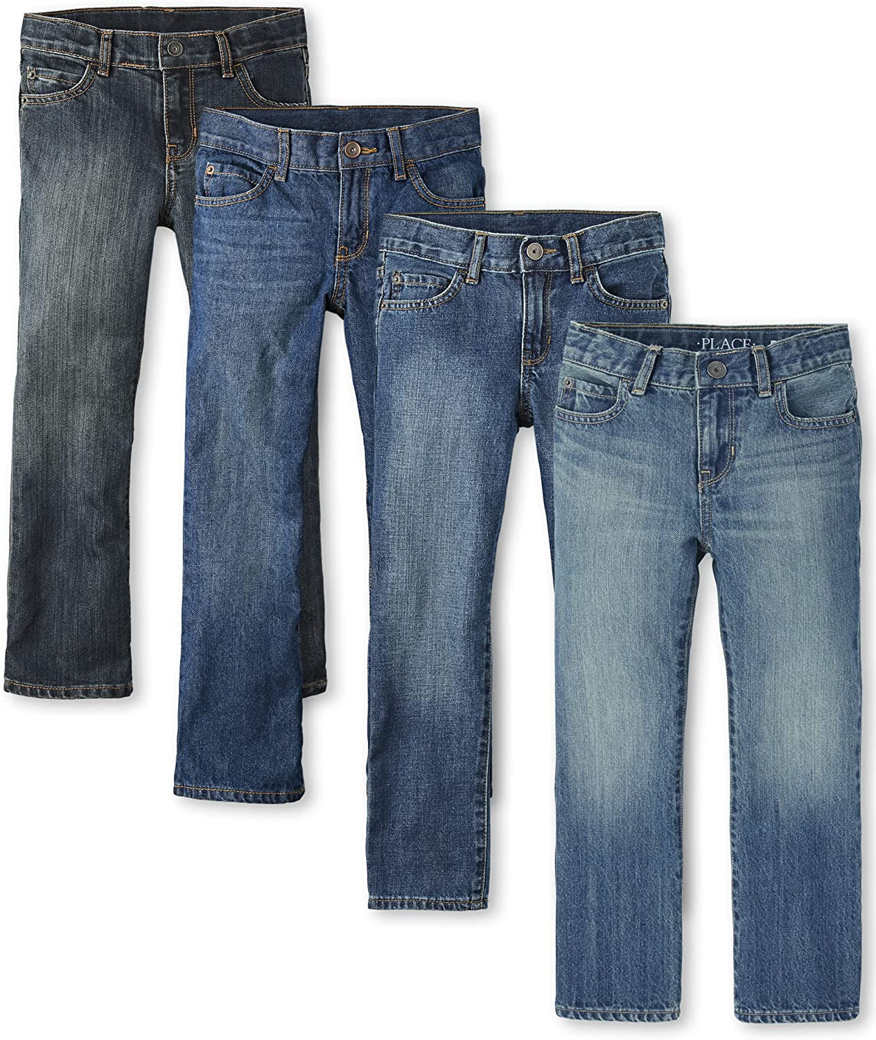 Boys' Basic Bootcut Jeans