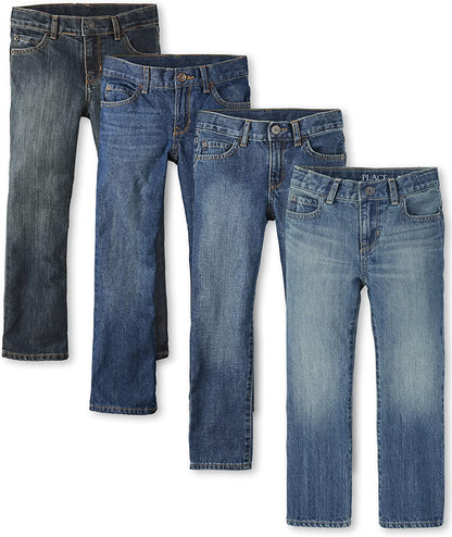 Boys' Basic Bootcut Jeans