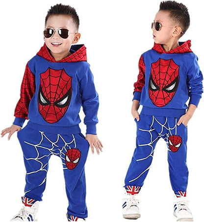 2Piece Toddler Kids Baby Boys Casual Outfits Set,Long Sleeve Pullover Hoodie Sweatshirt Pants Clothing