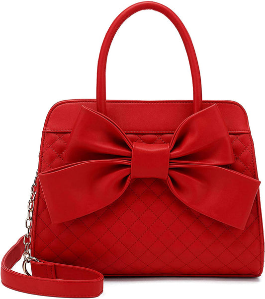 Handbags for Women, Purses for Women, Purse with Bow, Satchel Handbags for Women