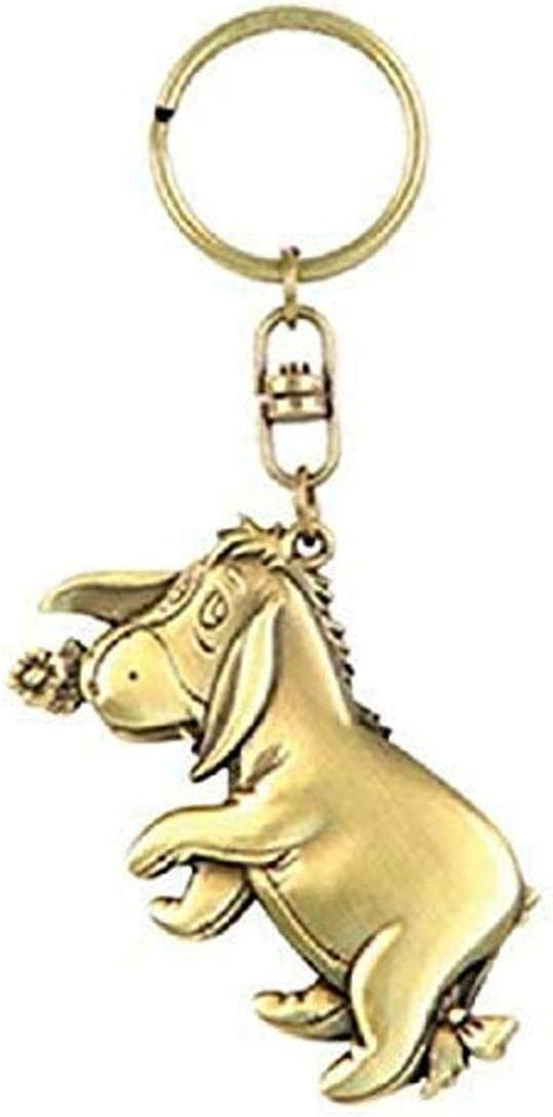 Eeyore Brass Key Ring, Gold