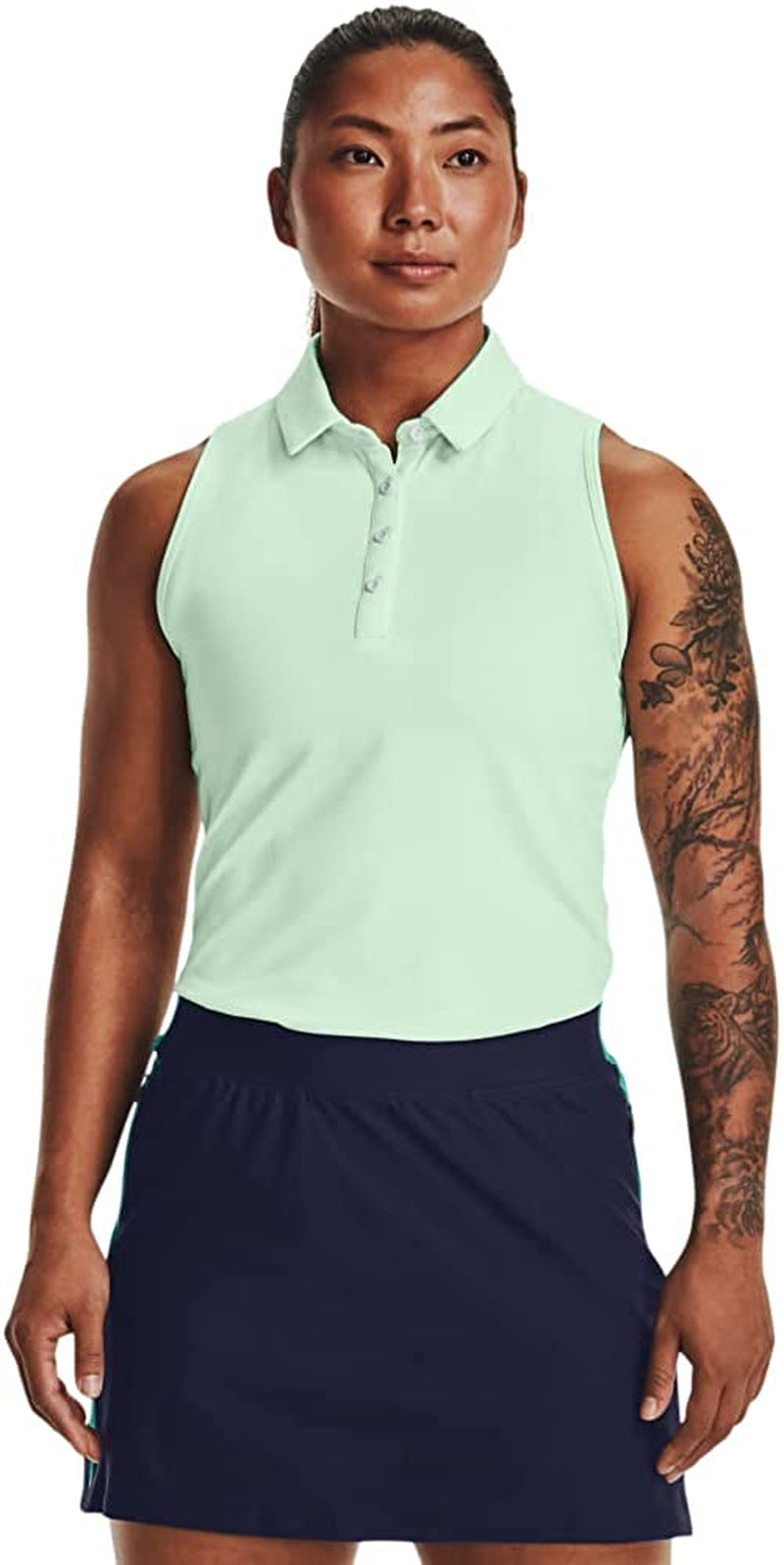 Under Armour Women'S Zinger Sleeveless Golf Polo