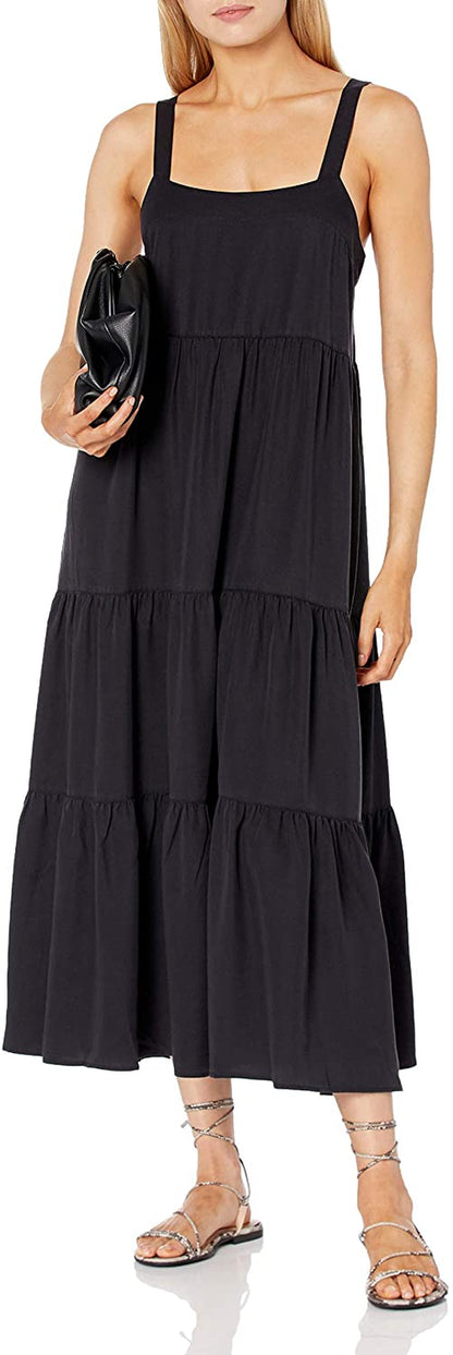 Women'S Britt Tiered Maxi Tent Dress