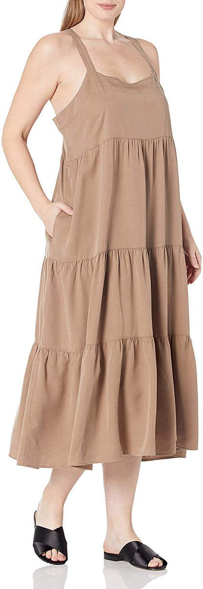 Women'S Britt Tiered Maxi Tent Dress