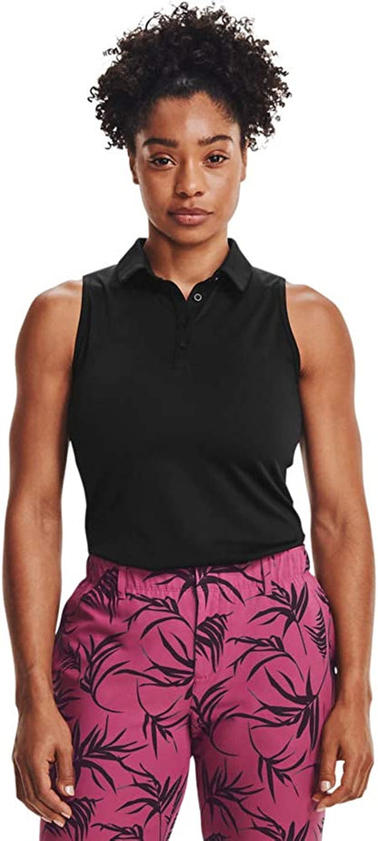 Under Armour Women'S Zinger Sleeveless Golf Polo