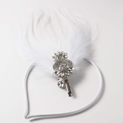 1920S Feather Headpiece Flapper Headband, Roaring 20S Hair Accessories