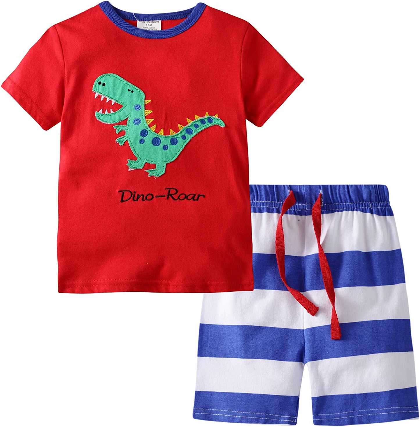 Toddler Boy Clothes Kids Summer Outfits Shirt Short Sets 2-7T