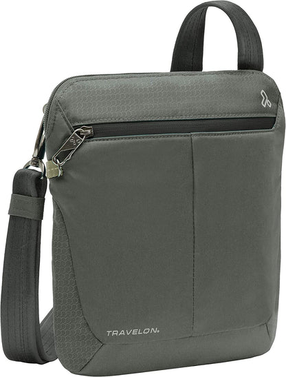 Anti-Theft Active Small Crossbody Bag, Charcoal