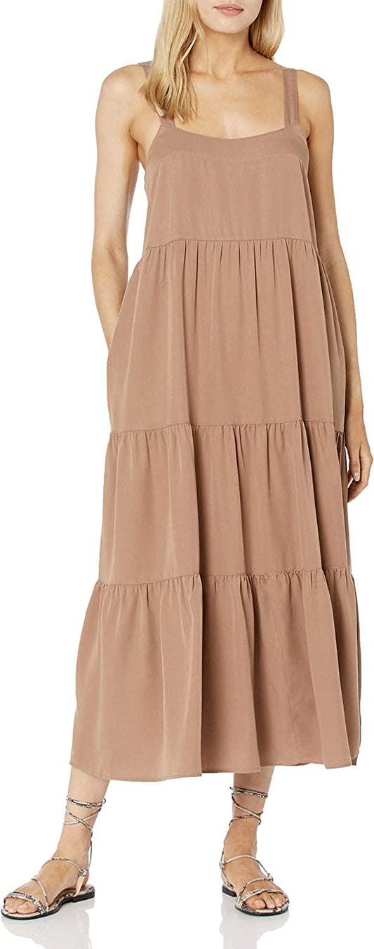 Women'S Britt Tiered Maxi Tent Dress