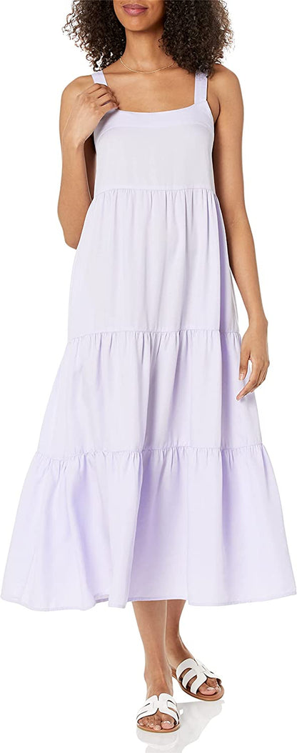 Women'S Britt Tiered Maxi Tent Dress