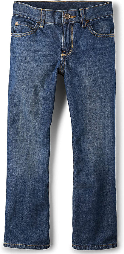 Boys' Basic Bootcut Jeans