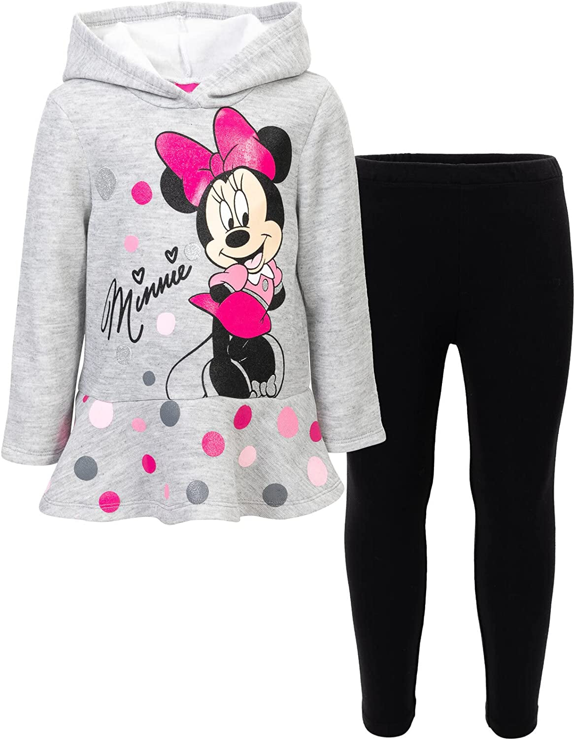 Minnie Mouse Pullover Fleece Hoodie & Leggings