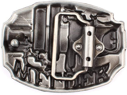 Pewter Welder Belt Buckle Welder Tool Native American Vintage Men'S Accessories