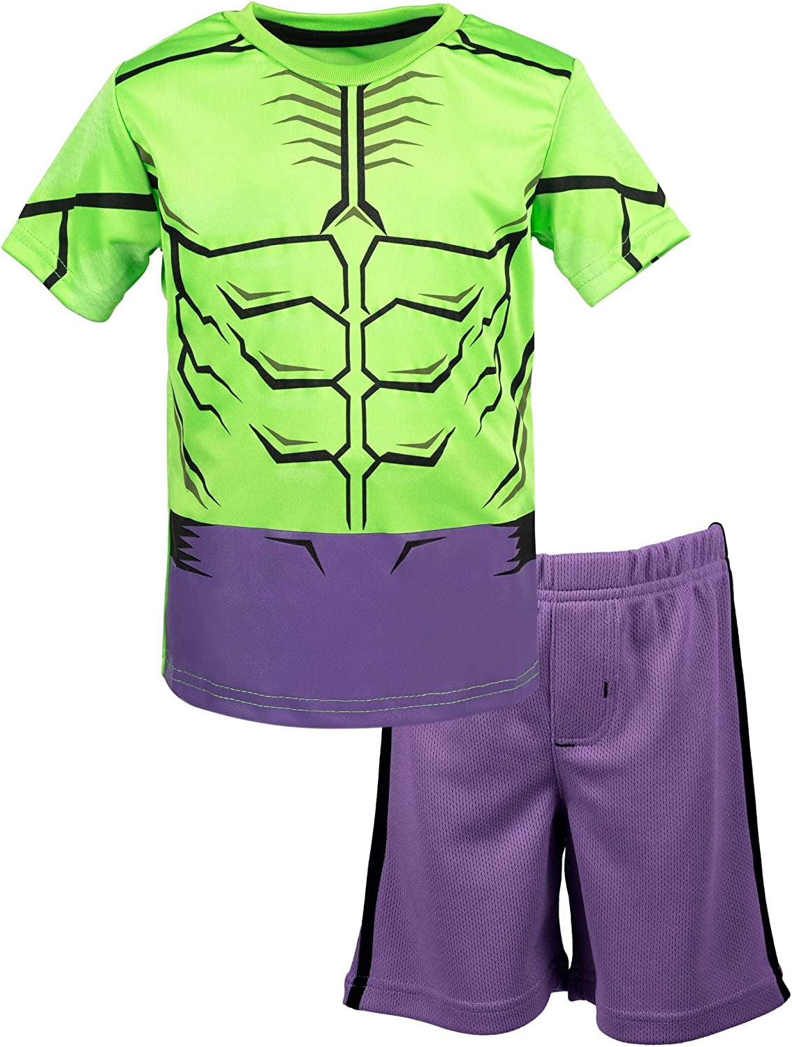 Avengers Boys Character Athletic T-Shirt & Mesh Shorts Set