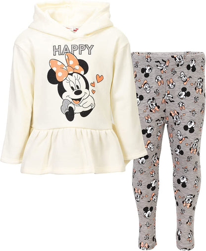 Minnie Mouse Pullover Fleece Hoodie & Leggings