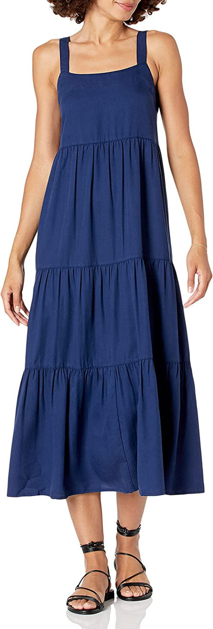 Women'S Britt Tiered Maxi Tent Dress