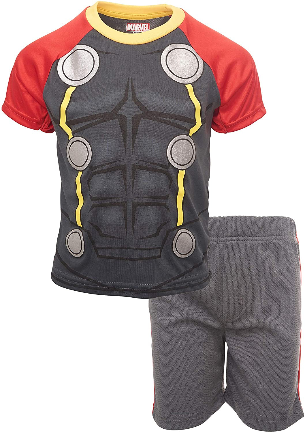 Avengers Boys Character Athletic T-Shirt & Mesh Shorts Set