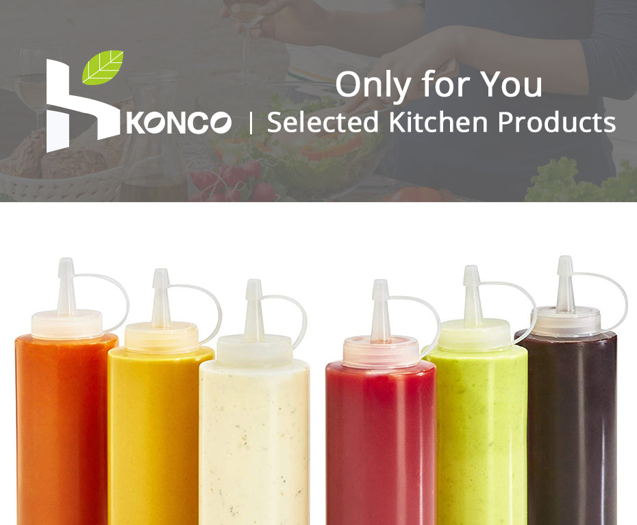 Konco Condiment Squeeze Bottles