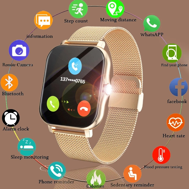 Smart Watch Men Women Heart Rate Fitness